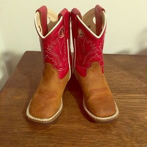 Toddler size 6 authentic cowboy boots